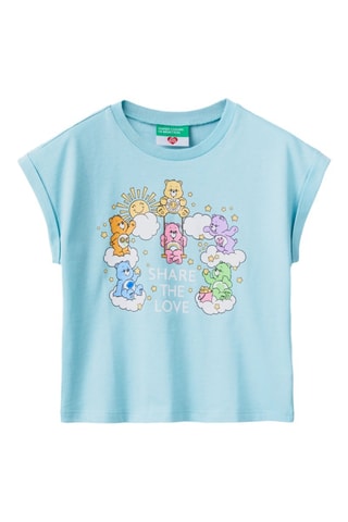 T-shirt Les Bisounours - Turquoise