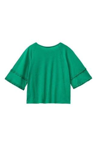 T-shirt en lin - Vert