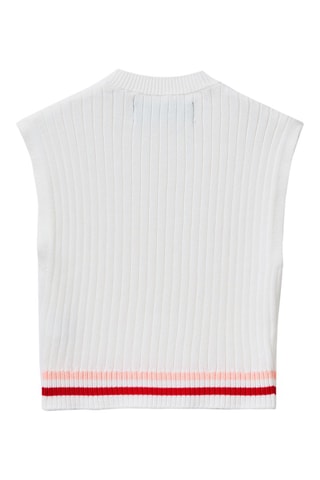Crop top Ecru