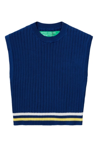 Crop top Bleu marine