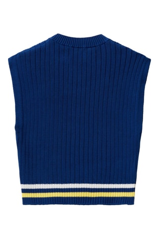 Crop top Bleu marine