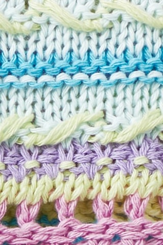 Pull Mauve et turquoise