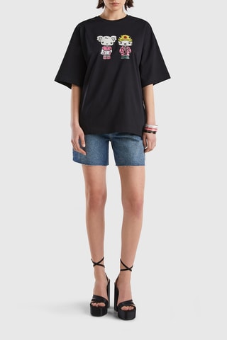 T-shirt oversize - Noir