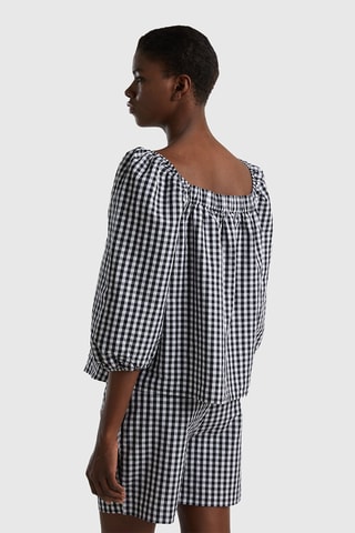 Blouse en lin - Noir