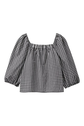 Blouse en lin - Noir