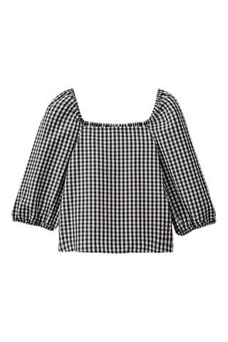 Blouse en lin - Noir