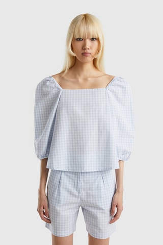Blouse en lin - Bleu clair