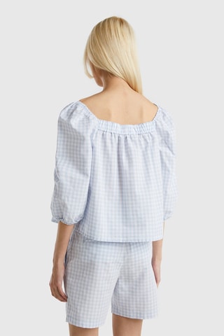 Blouse en lin - Bleu clair
