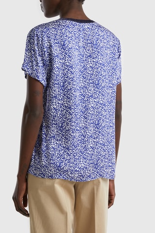 Blouse - Bleu et blanc