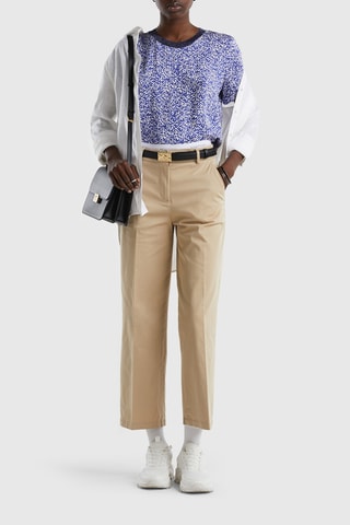 Blouse - Bleu et blanc