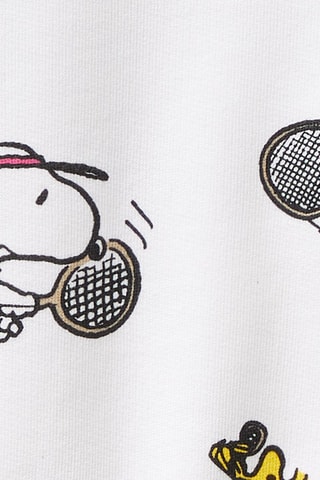 Sweat Snoopy et Woodstock Snoopy et les Peanuts - Blanc
