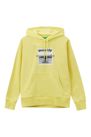 Sweat à capuche - Jaune