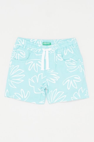 Short Turquoise et blanc