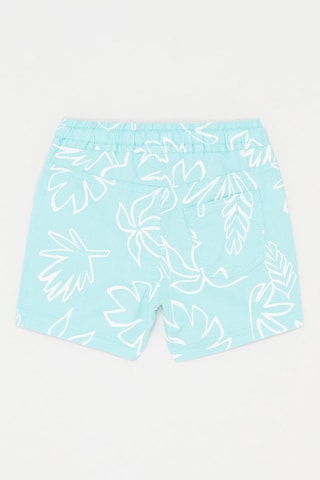 Short Turquoise et blanc
