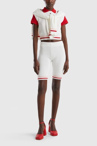 Cycliste - Blanc
