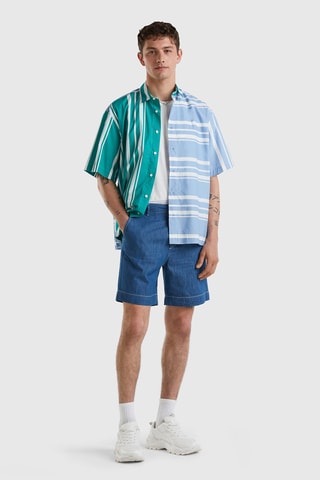 Short en jean - Bleu marine