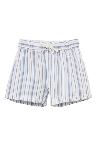 Short - Blanc et bleu