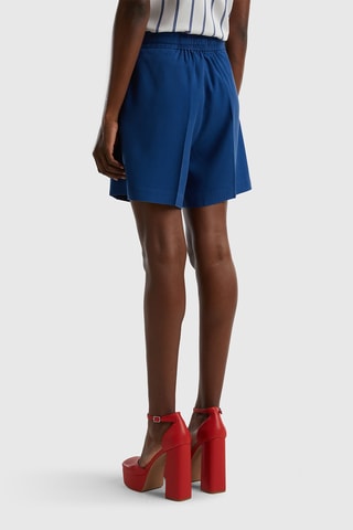 Short taille haute - Bleu foncé