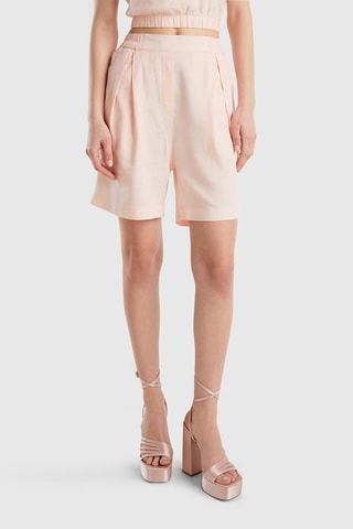 Short en lin - Rose