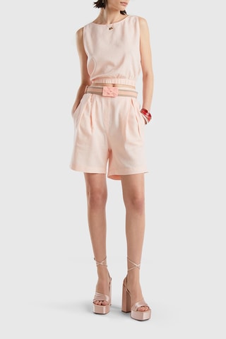 Short en lin - Rose