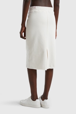 Jupe droite Blanc