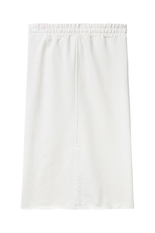 Jupe droite Blanc