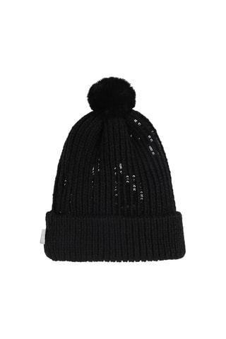 Muts met Pompon - Zwart - Karl Lagerfeld