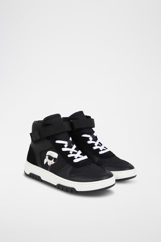 Hoge Leren Sneakers - Zwart - Karl Lagerfeld