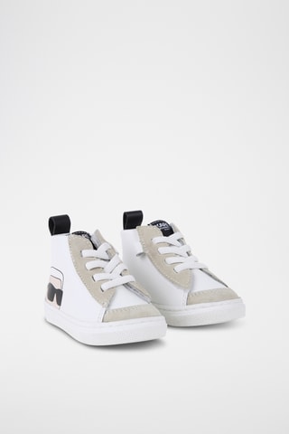 Hoge Leren Sneakers - Wit - Karl Lagerfeld