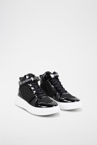 Hoge Leren Sneakers - Zwart - Karl Lagerfeld
