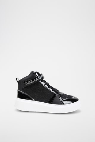 Hoge Leren Sneakers - Zwart - Karl Lagerfeld
