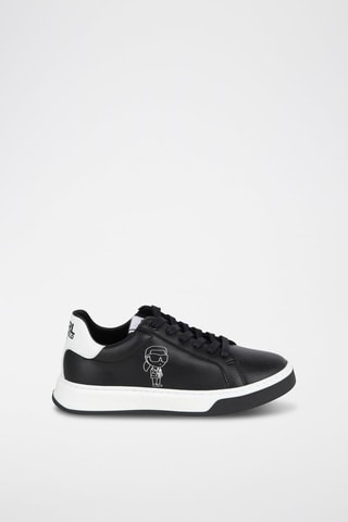 Leren Sneakers - Zwart