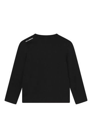 Biologisch Katoenen T-shirt - Zwart - Karl Lagerfeld