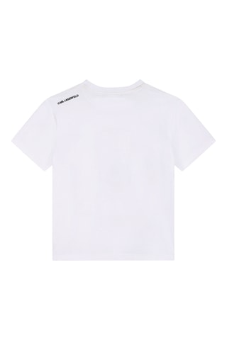 Biologisch Katoenen T-shirt - Wit - Karl Lagerfeld