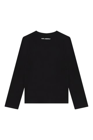 Biologisch Katoenen T-shirt Karl Lagerfeld - Zwart - Karl Lagerfeld