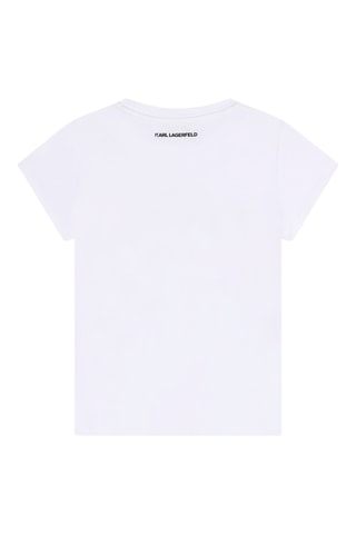 Biologisch Katoenen T-shirt - Wit - Karl Lagerfeld
