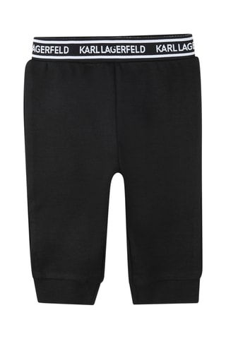 Biologisch Katoenen T-shirt en Joggingbroek - Wit en Zwart - Karl Lagerfeld