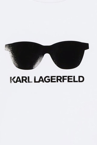 Biologisch Katoenen T-shirt - Wit - Karl Lagerfeld
