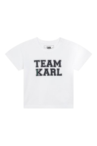 Biologisch Katoenen T-shirt en Zwemshort - Wit en Groen
