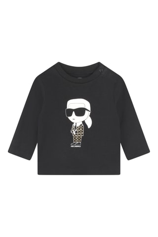 3-delige Biologisch Katoenen Set - Lichtbruin en Zwart - Karl Lagerfeld