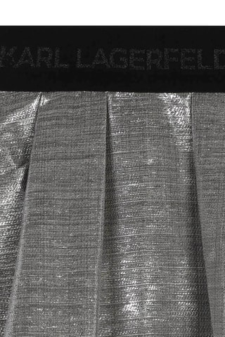 Rok met ruches - Zilverkleurig - Karl Lagerfeld