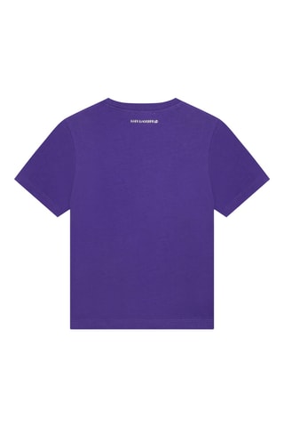 T-shirt - Paars - Karl Lagerfeld