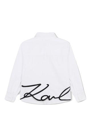 Blouse - Wit - Karl Lagerfeld