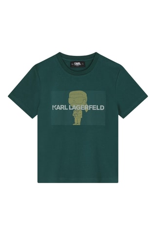 T-shirt - Donkergroen Karl Lagerfeld