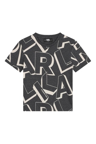 T-shirt - Antraciet - Karl Lagerfeld