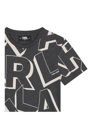T-shirt - Antraciet - Karl Lagerfeld
