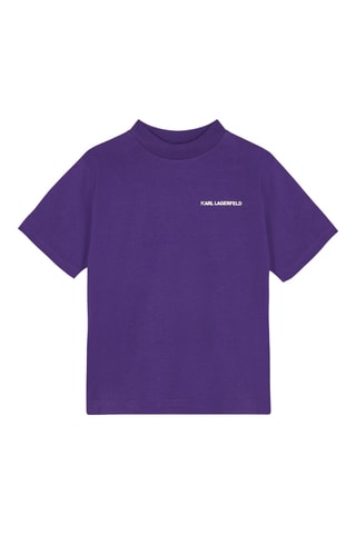 T-shirt - Paars - Karl Lagerfeld