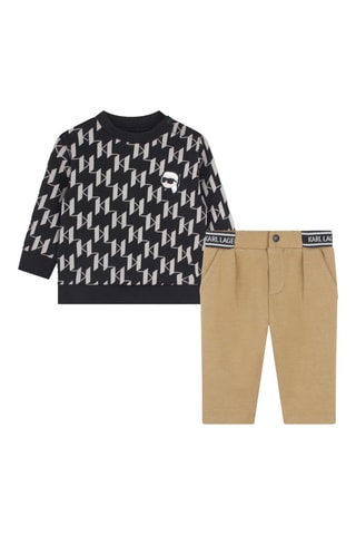 Sweater en Broek - Camel - Karl Lagerfeld