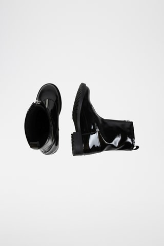 Lakleren Enkellaarzen - Zwart - Karl Lagerfeld