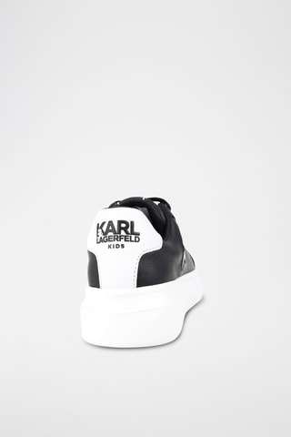 Leren Platform Sneakers - Zwart - Karl Lagerfeld